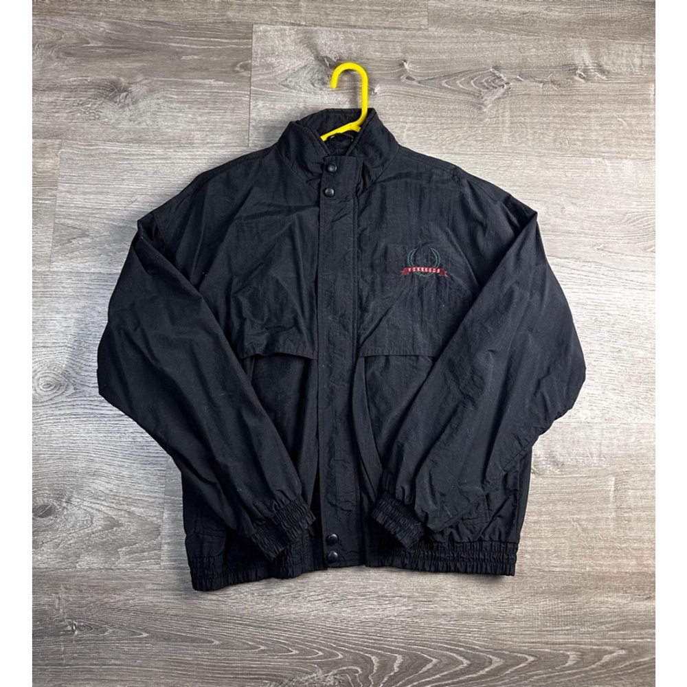 Men's Vintage Foxwoods Casino Jacket Large Black